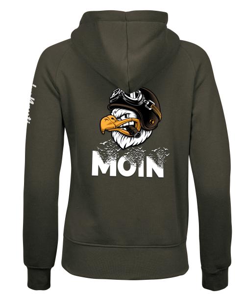 Full Zip Hood - "Biker Eagle" (Gr. S-3XL) (7 Farben)